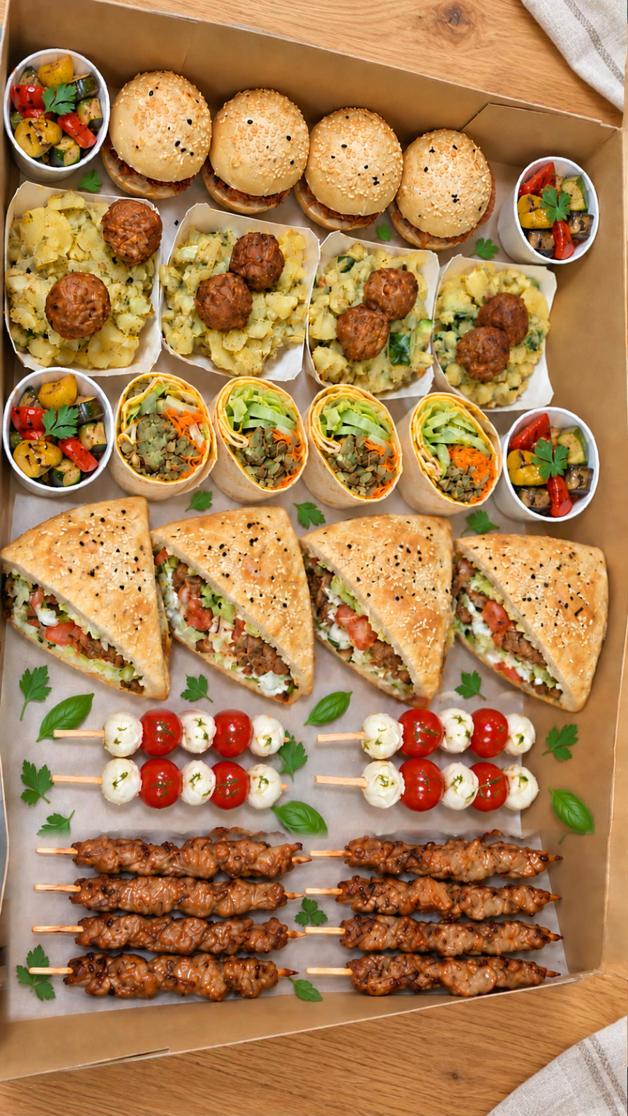 Fingerfood Box für 4 Personen